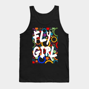 1. FLY GIRL T-Shirt for B-Girls and Hip Hop Enthusiasts - Fly Girl 80s 90s Old School Hip Hop Shirt Tank Top